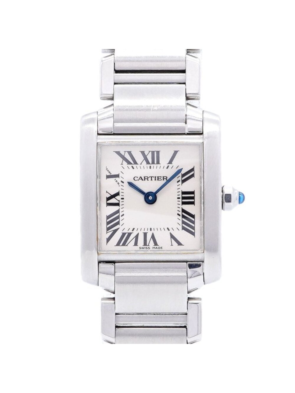 Cartier Tank Francaise SM Ivory Dial Watch